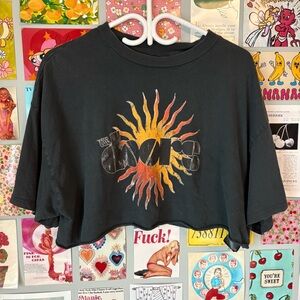 The Doors Graphic Cropped Band T-Shirt